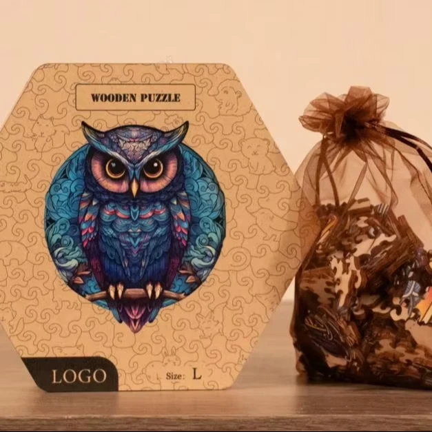 DIY Wooden Puzzle Kits: Jigsaw Puzzles for Kids, Educational Toys, Creative Craft Activities