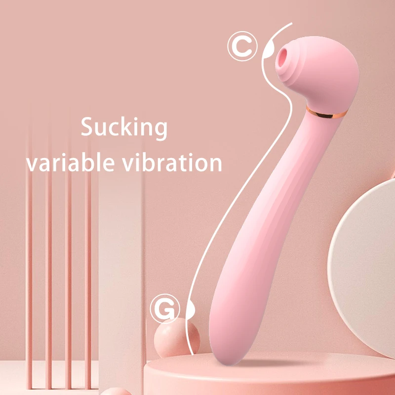 Side view of Amoura G-Spot vibrator showing ergonomic contoured design