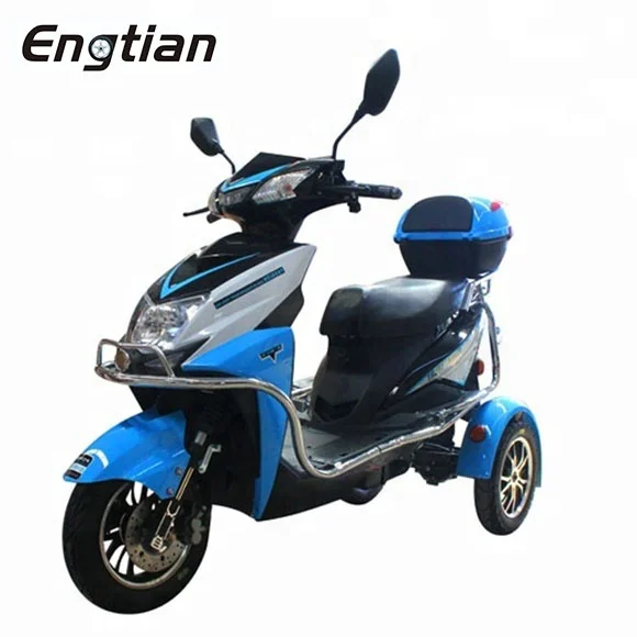 Hot Sell Electric Tricycle in Electric Scooters 3 Three Wheel Disability with Padals for Adults/elderly
