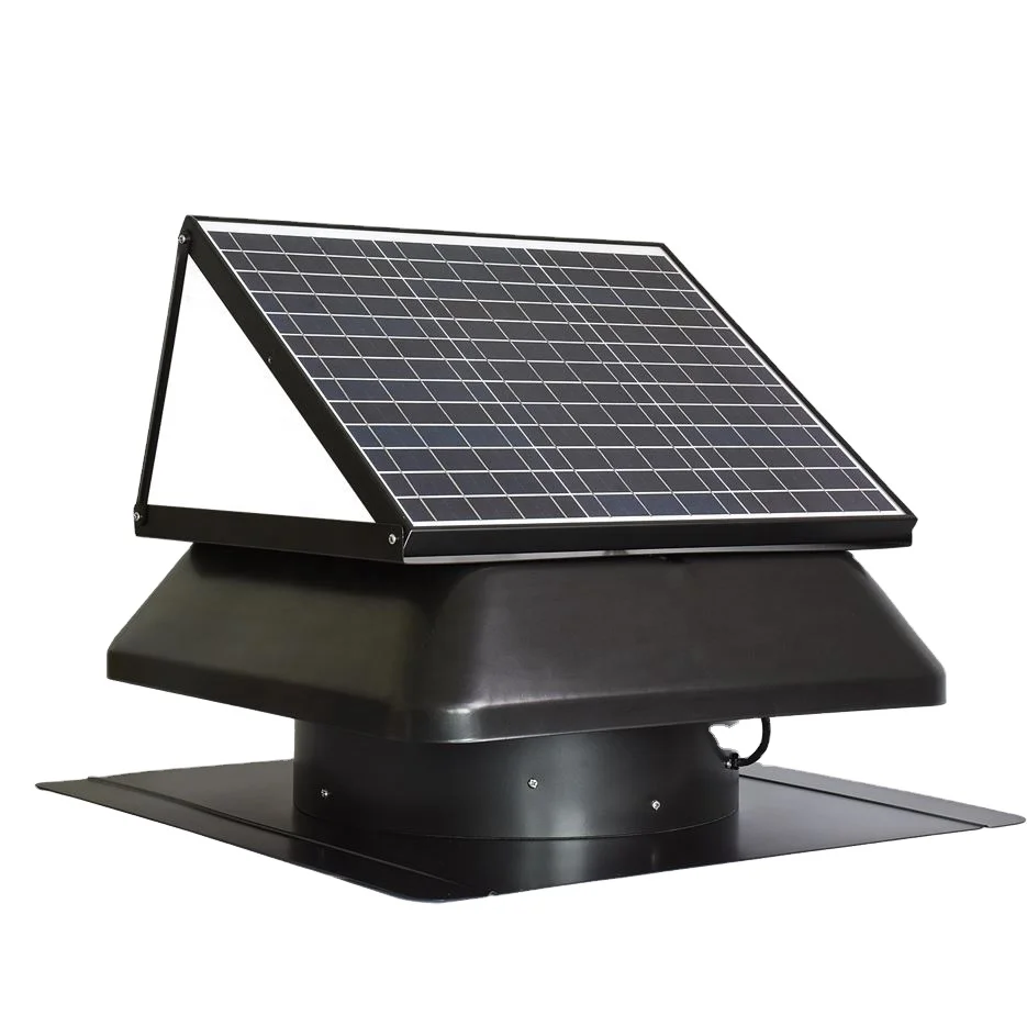 Roof Air Exhaust Fan 50 Watt Dc Ventilation Roof Solar Air Vent Fan