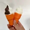 Helado cremoso de chocolate - música de pellizco de rebote lento.