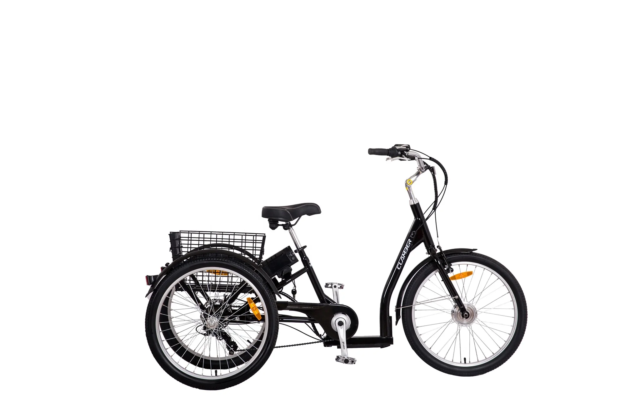 Good Price 24 Inch Steel Motorized Tricycle For Adult With Basket - Buy ...