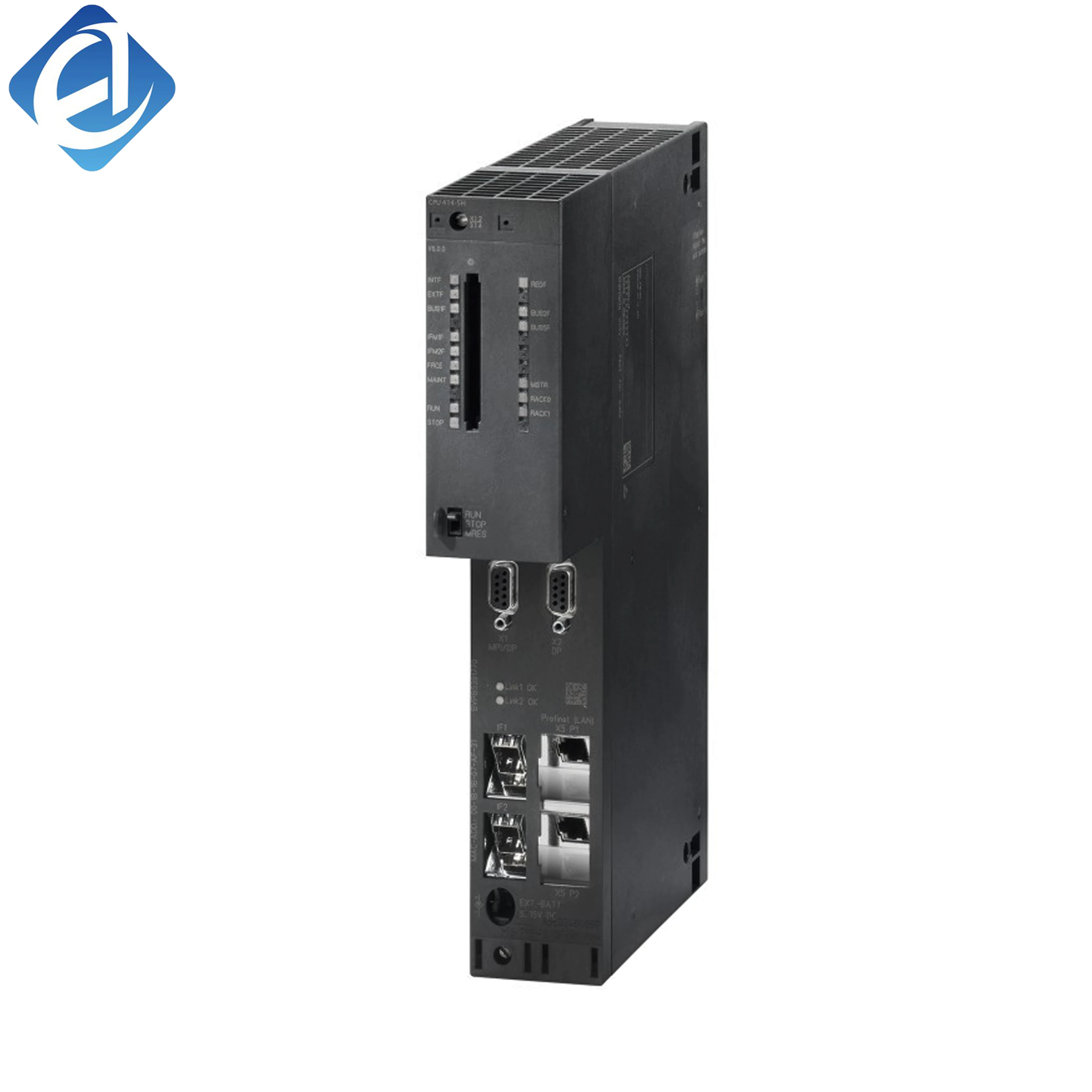 New Original 6ES7 414-5HM06-0AB0 6ES7414-5HM06-0AB0 central processing unit for Siemens SIMATIC S7-400H series. High-performance controller with fault-tolerant design, large memory, fast processing speed, and redundant system support.