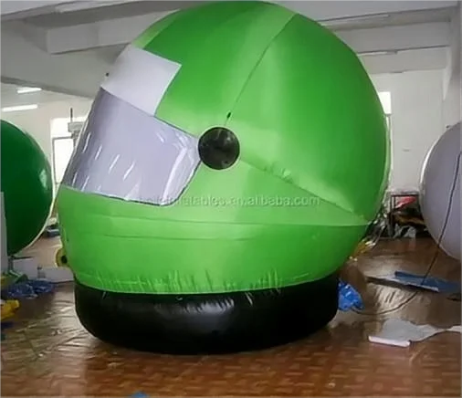 Beile Motorcycle Race Inflatable Helmet, PVC Advertising Inflatable Helmet for Event Promotion Equipment