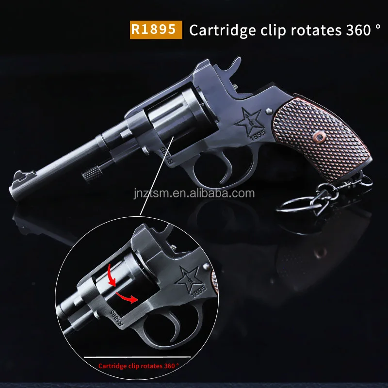 Tiktok Best Sellers Revolver Toy Gun Metal Toy Revolver Mini Metal