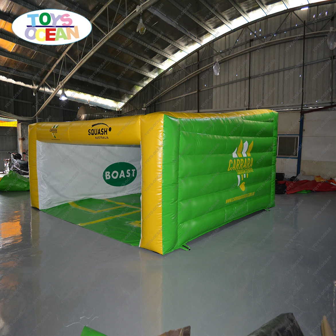 2023 New Inflatable Squash Courts for Children Customized Inflate Tennis Courts Interactive Squash Ball Wall