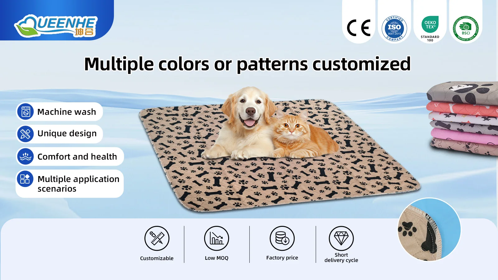 Wholesale Waterproof Dog Pee Mat Perfect Puppy Training Urine Diaper P - product detail 1