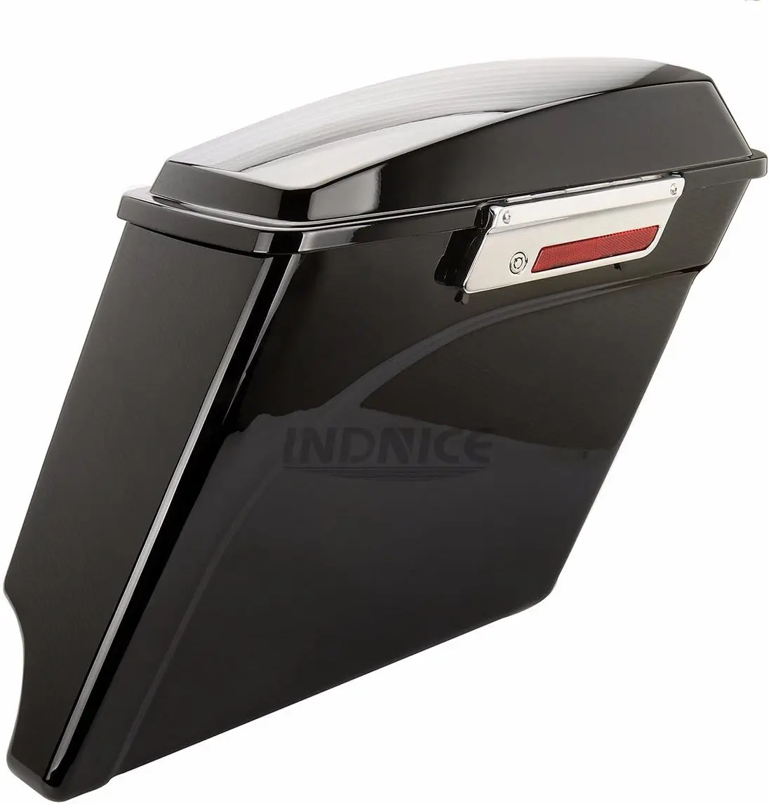 5" Extended Stretched Saddlebags With Keys for Harley Road Glide FLHTCU Extended Saddlebags Road King 1993-2013 Vivid Black