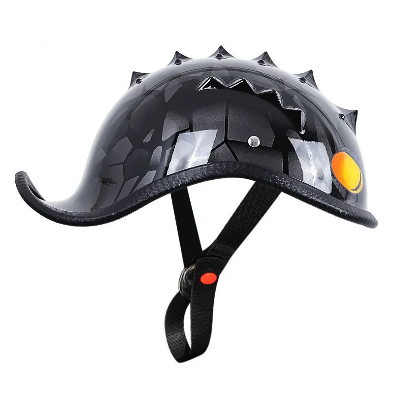 OEM Hedgehog Personality Lightweight Style Harr Ladle Helmet Motorcycle Half Face Helmet Motorcycle for Men Picture