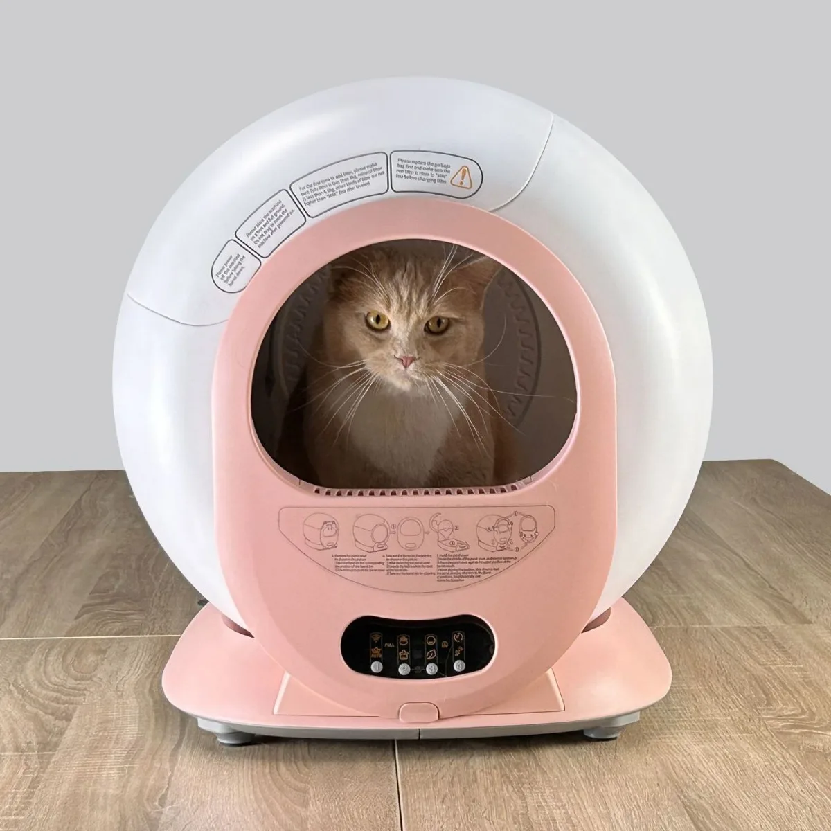 Smart Fully Automatic Cat Litter Box App-Controlled with Large Capacity and  Small Size 10kg Plastic Manufacturer's Product