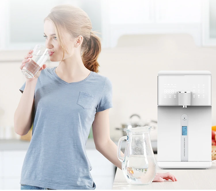 2024 Electric Smart Hydrogen Rich RO Desktop Water Dispenser For Home