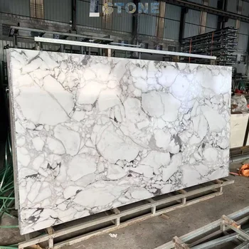 9MM,12mm,15mm Foshan white Sintered Stone  Porcelain marble matt surface