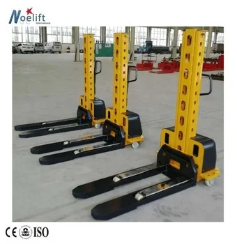 New Condition 500kg Self-Loading Semi Electric Forklift Stacker Hydraulic Reclaimer