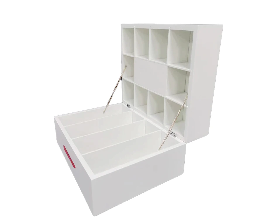 Household Organizer Clothing Storage Box Organizer White Storage Box