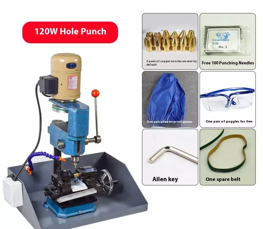 Kinway Precise Drilling for Shell Coral Amber Jade Stone Pearl Drilling Machine Gemstone Bead Jade Bead Drilling Hole Machine