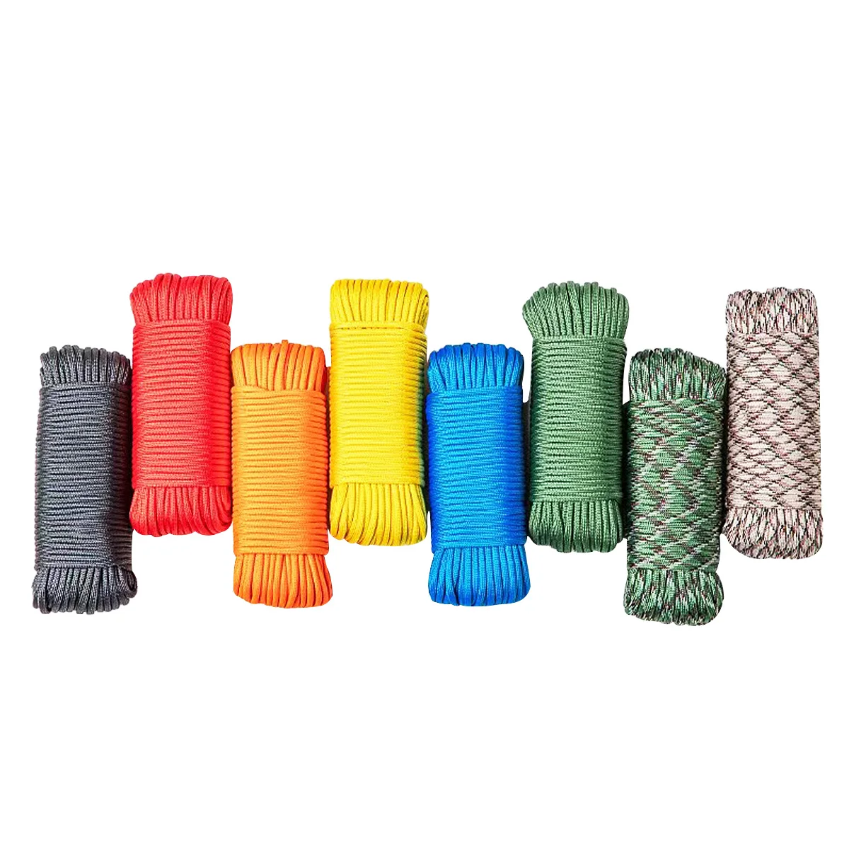 Dubbel gevlochten nylon touw in verschillende kleuren
