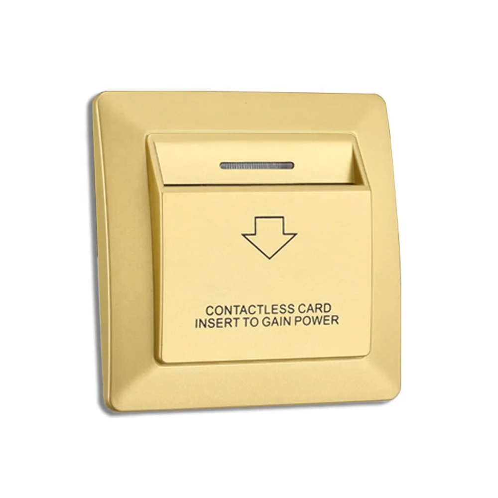 Smart Hotel Mifare Key Card 220V Power Switch 40A Universal Apartment M1 Energy Saving Switch Hotel Power Switch