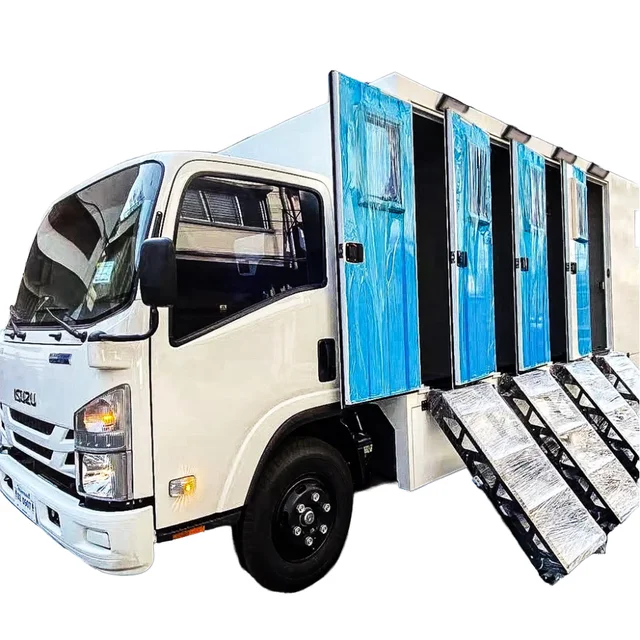 The mobile shower toilet  truck