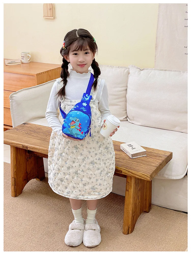 Hot Children Chest Pack Cartoon Anime Cute Poke Mon Pikachu Charmander Messenger Bags Waterproof Travel Crossbody Bags