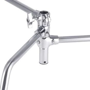 Neewer Stainless Steel Heavy Duty C-Stand 5-10 Feet/1.5-3 Meters Adjustable Photographic Sturdy Tripod for Reflectors Softboxes detail image
