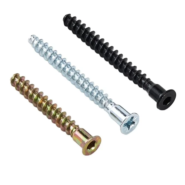 OEM Custom 1022A Steel Hex Socket Wood Confirmat Screws Hex Socket ...
