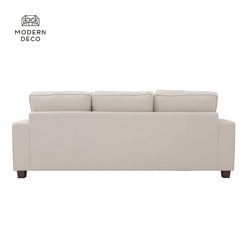 Sofa za 3 sedišta Osoba Opći Bež Kanape 2021 Canap Sala Muebles Drevesna Okvir Mid vek