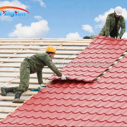 ASA Synthetic Resin Roof Tile Spanish ASA PVC Plastic Roof Sheet for Prefabricated House