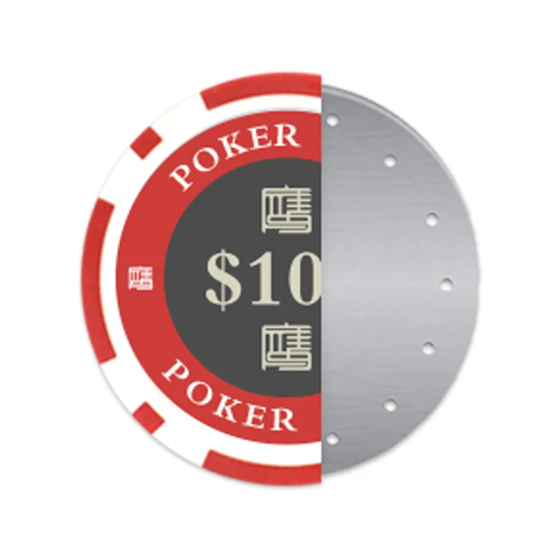 YH Wholesale Custom Sublimation Print Chips 14g Clay Poker Chip for Casino