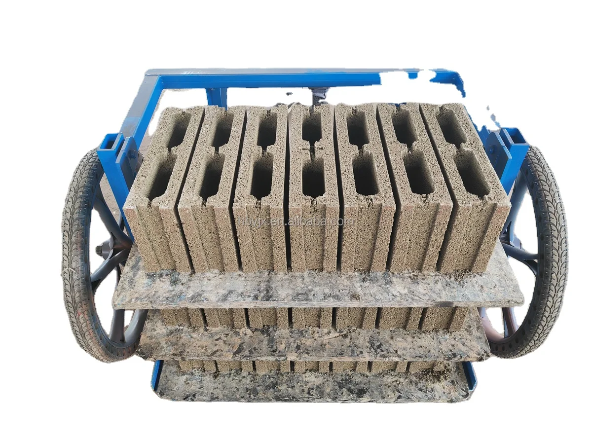QTJ4-40 Deodorant Block Machine Electric Motor 6x8x18 Concrete Solid Block Machine Angola Price