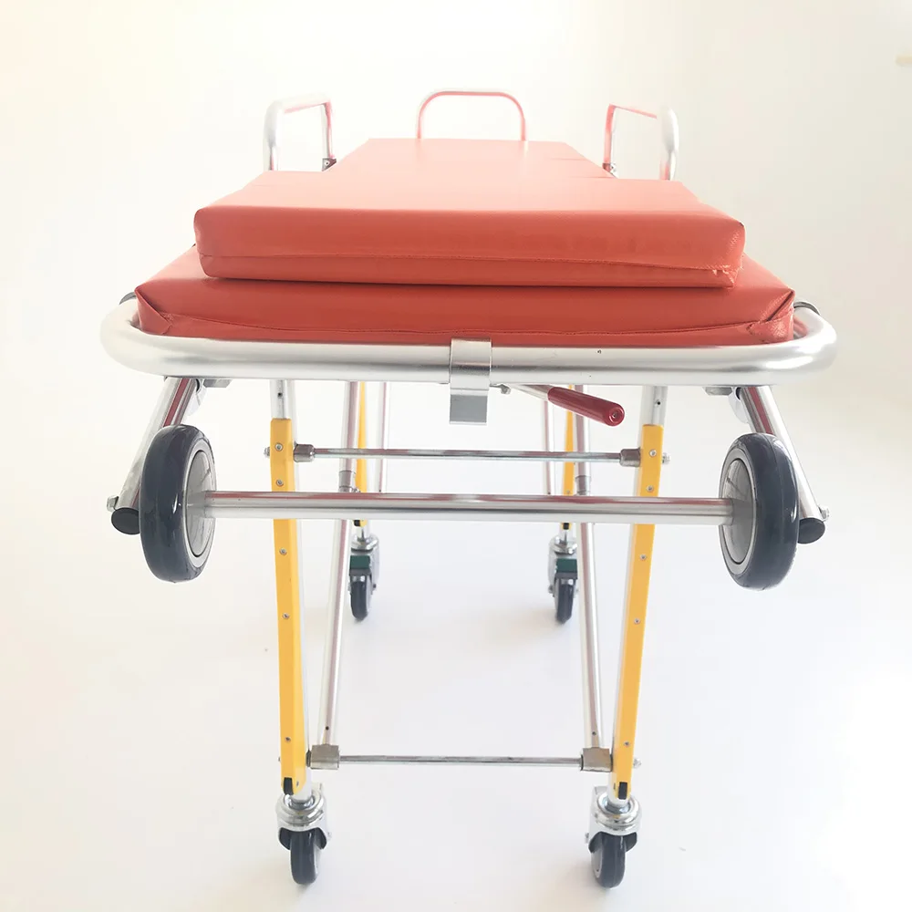 Direct Sales Medical Device Factories Folding Trolley Bed Ambulance Car Medical Gurney Stretcher Dimensions for Sale Ambulance