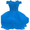 Modello corto blu pavone