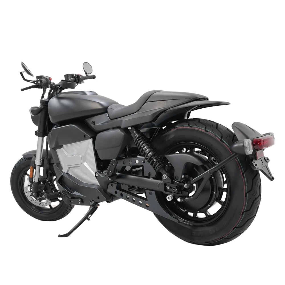Road Legal EEC COC 16 Inch  Kenda Semi Hot Melt Tire 120KM/H  72v 8000w Adult  Electric Motorcycle