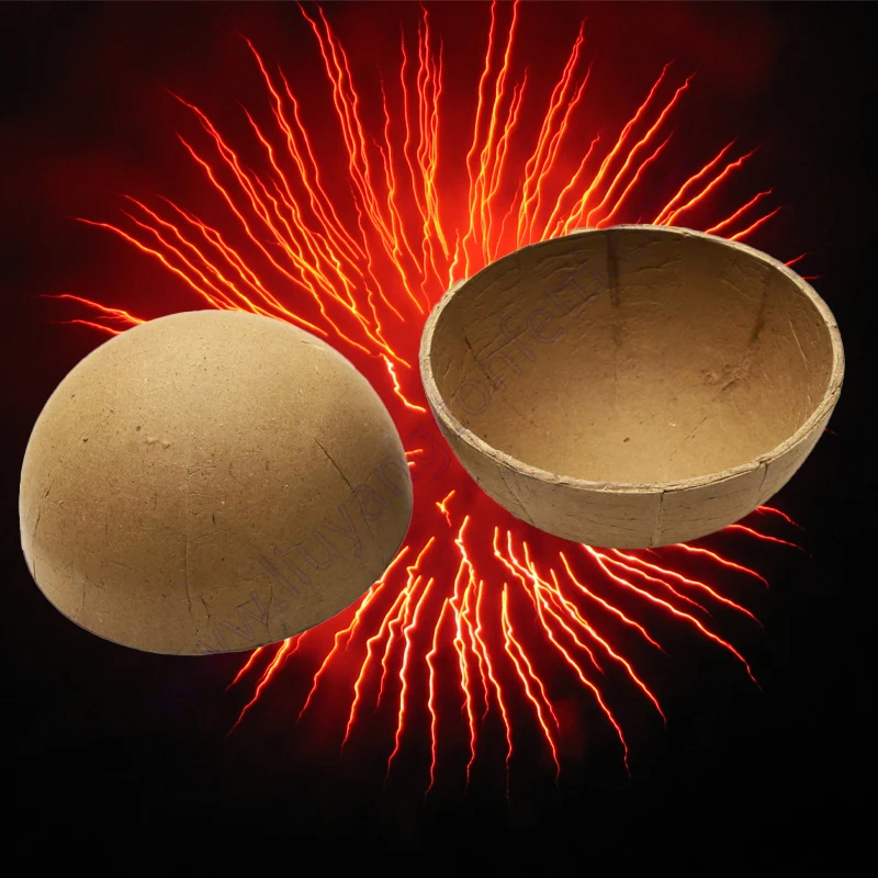 Hemisphere Paper Cover 3 Inch Display Shell Bomb Material Pyrotechnic Mortar 1.3g Un0335 Wedding Pyro Cracker Fire Work Firework