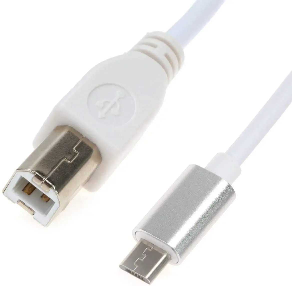 USB Type B for Midi Cable to Micro USB Cable Connector OTG Cable for Samsung