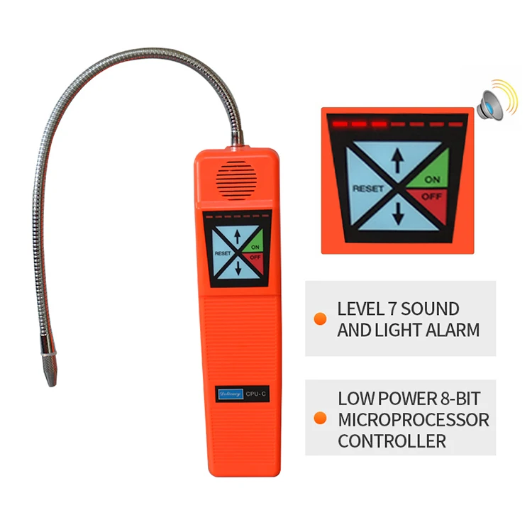 Portable Halogen Gas Leak Detector for AC Refrigerant & Freon Leak