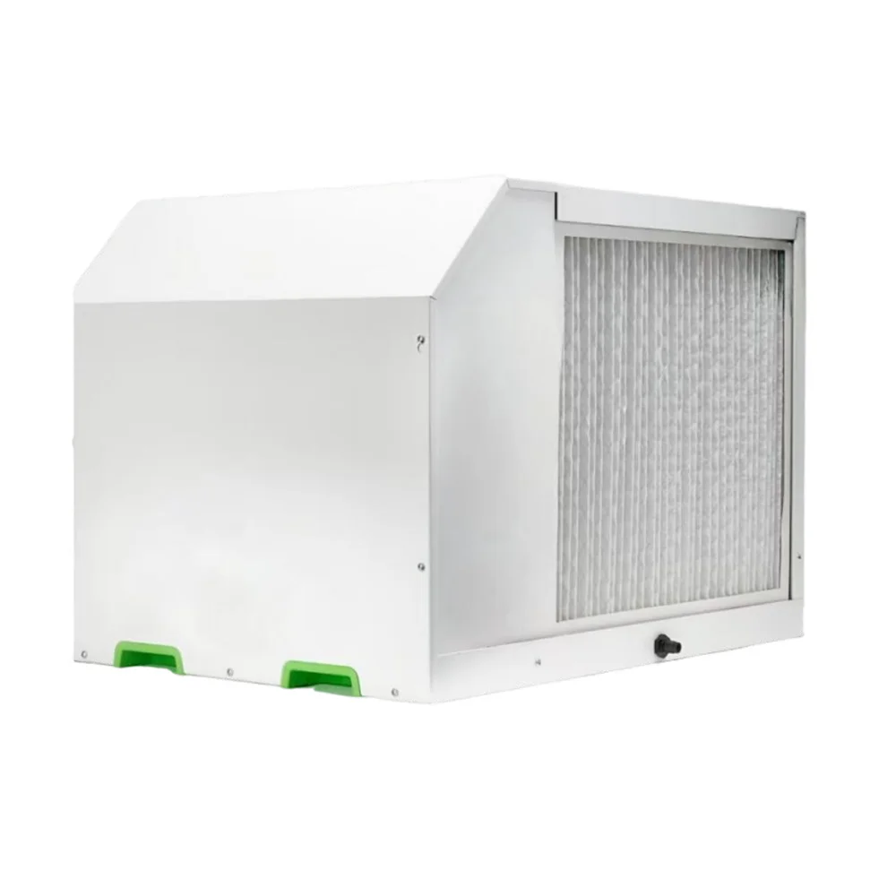 HIROSS 218L Ducted Industrial Dehumidifier Ceiling Mounted Commercial Dehumidifier for Greenhouse Storage Humidity Control