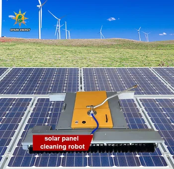 Solar Panel Cleaning Kit for Home Use Automatic Systems Removal Anti-fall Rails Cleaners System Axis Solar Panel Cleaning