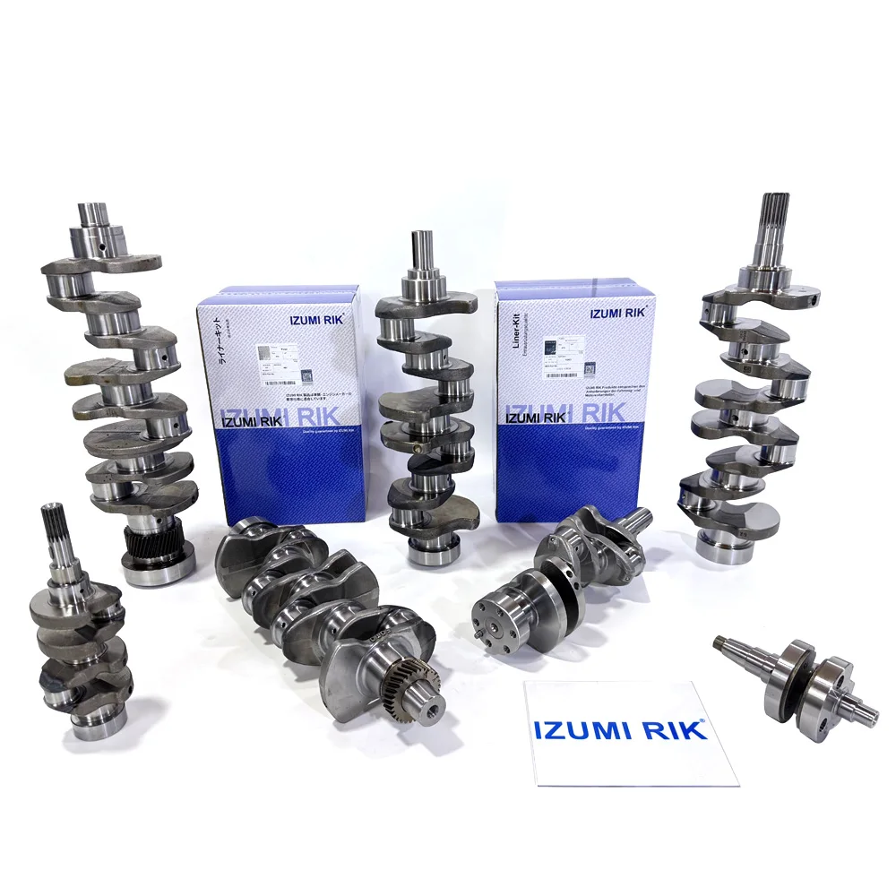 IZUMI RIK DB33, DB58-5, DC24, DH55, DH60-7 Иінді білік Doosan үшін Дизель қозғалтқышының бөлшектері