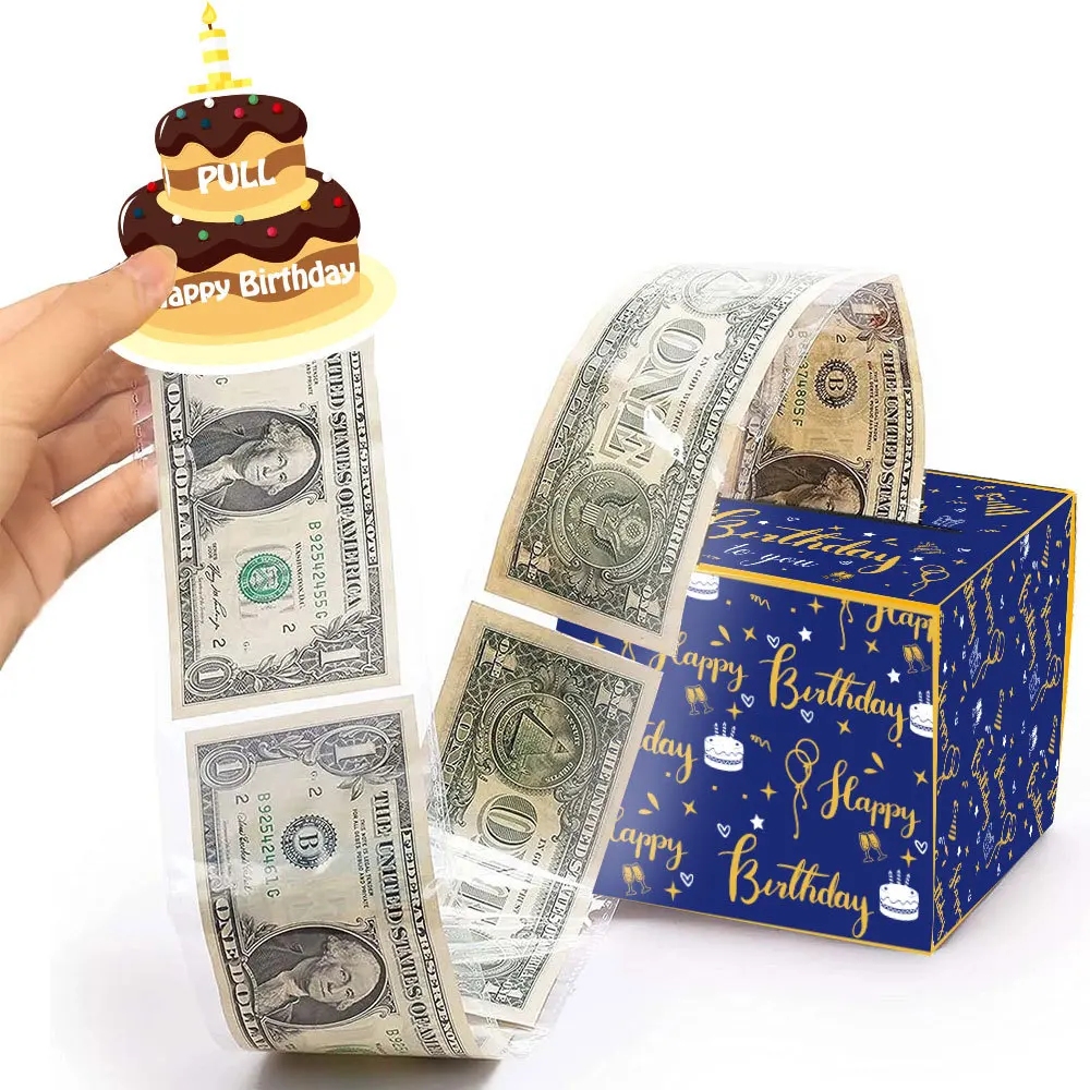 Birthday Money Box For Cash Gift Pull Funny Money Gift Boxes For Cash
