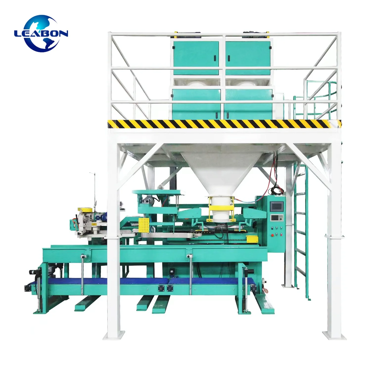 15-50kg  Automatic Sugar Rice Packer Granules Packer Feed Pellet Baking Soda Starch Packing Machine Powder