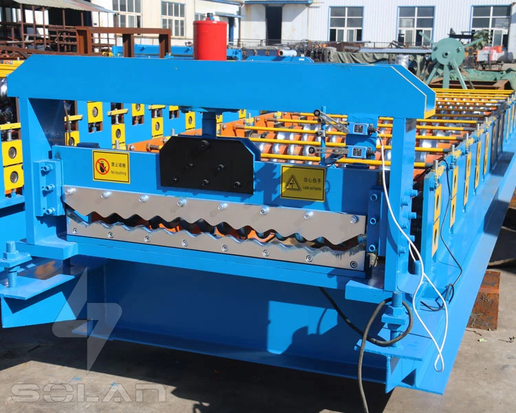 China Making High Quality And Best Price Corrugated Steel Roofing Sheet Making Machine For Building Material Machinery