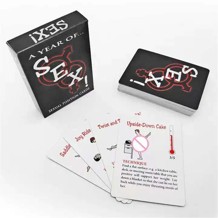 Sexual Positions Sex Card For Adult Sexy Game Cards Sets For Couple Sex