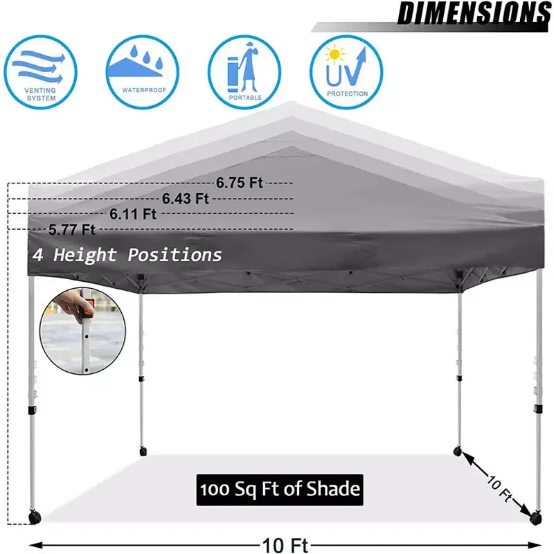 Awning Marquee Gazebo Canopy Trade Show Tent Instant Custom Easy Ez Up