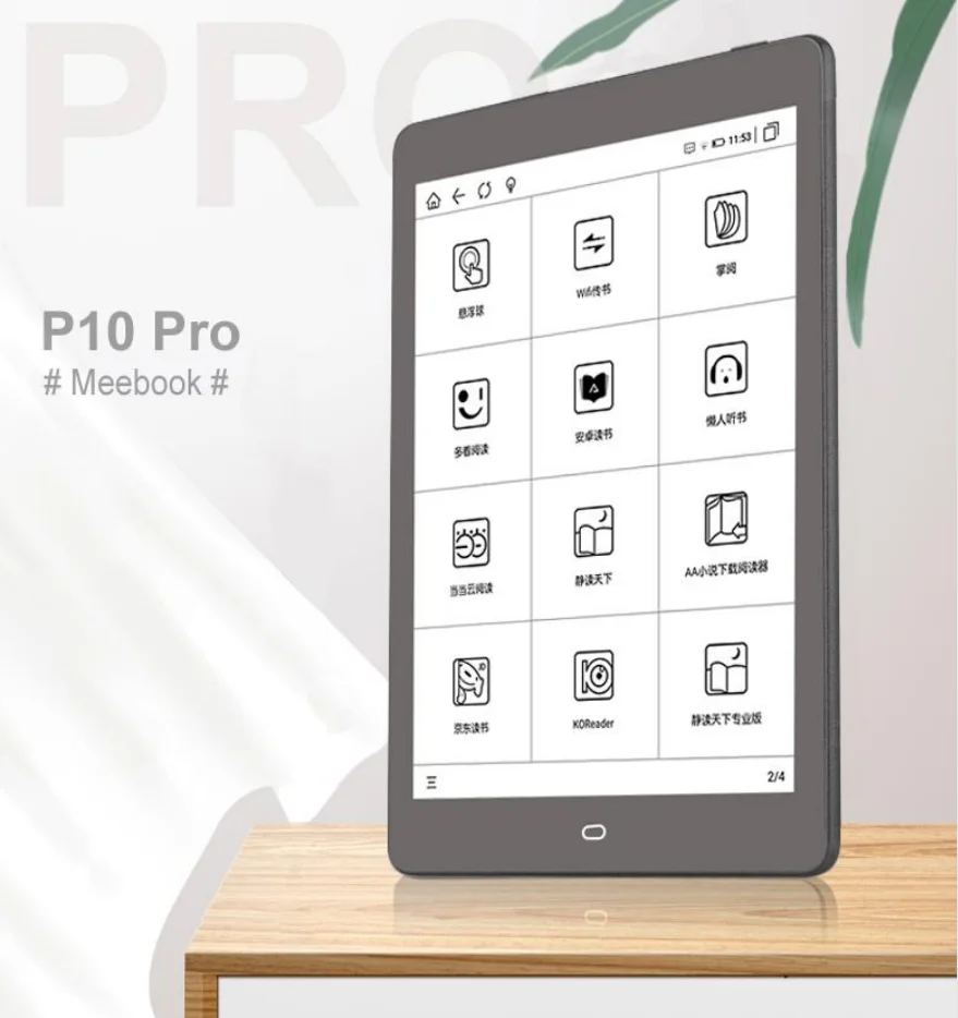 Meebook P10 Pro E-Reader, 2022 Nuevo lector de tinta electrónica de 10  pulgadas Paperwhite con luz frontal ajustable, luz fría/cálida, Android  11,3 GB Ram+64 GB, doble táctil, soporte de escritura manual, WiFi