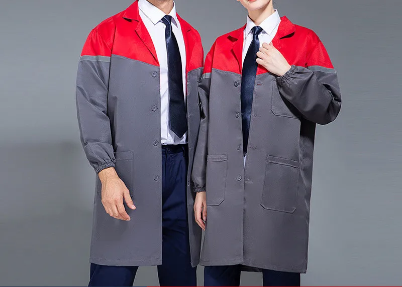 Wholesale High Quality Dustproof Clothing Warehouse Work Overcoat workwear Sales Promotion Staff And