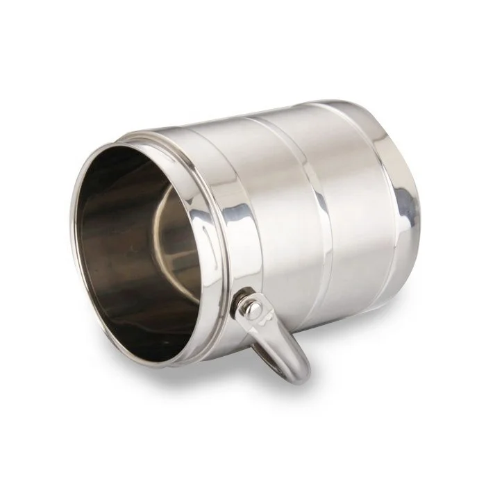 Double Walled Takeway Food Container Carrier Round Stainless Steel Thermal Lunch Box for Soup
