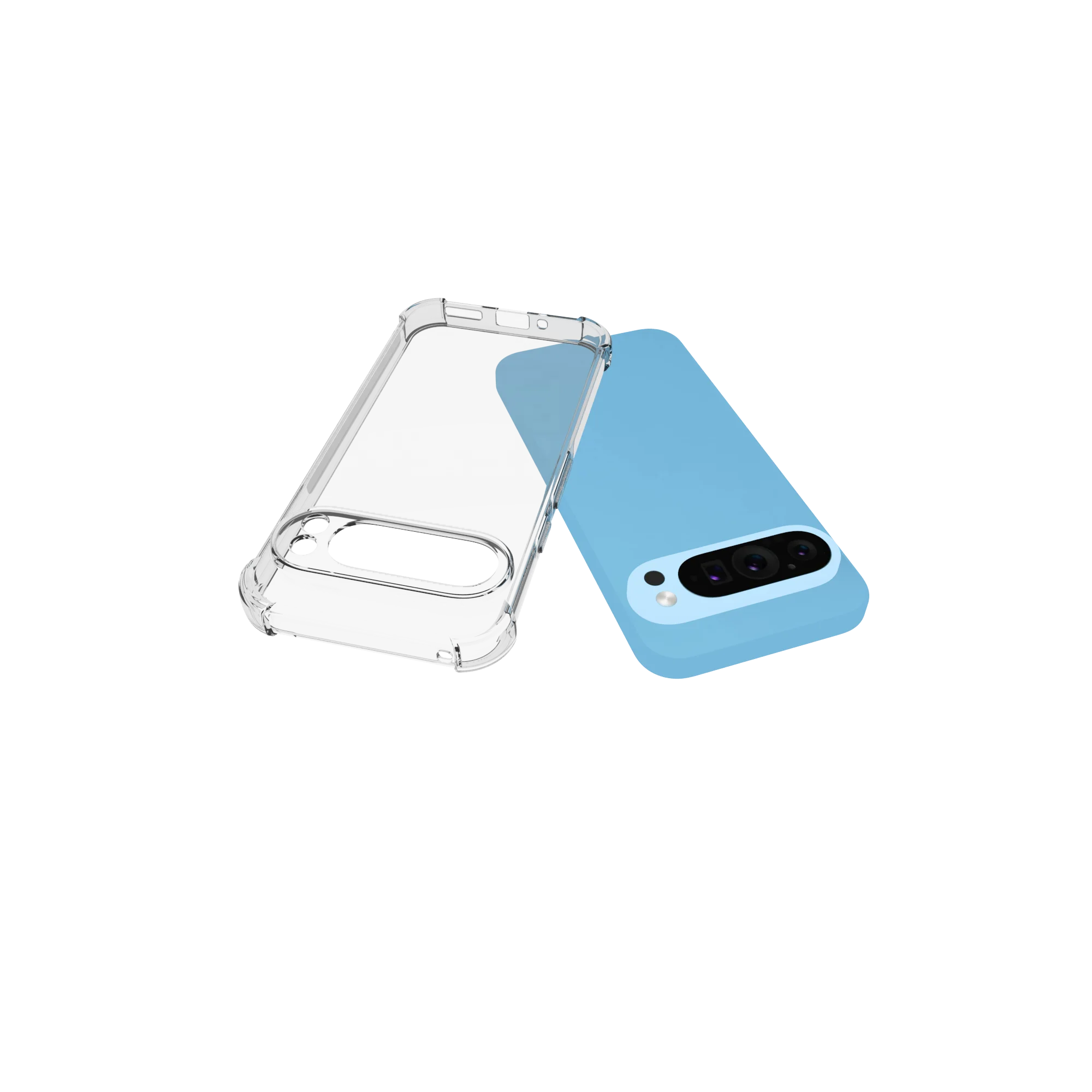 For Google Pixel 9A 9 Pro XL 6XL Transparent Tpu ShockProof Case Airbag