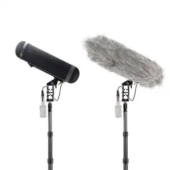 E-IMAGE BPMK2 Large Size Suspension Windshield System Kit with Boompole Shotgun Microphone and Safety case detail image