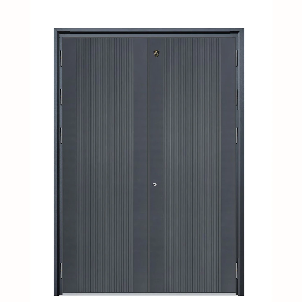 mazarine finished aluminum doors