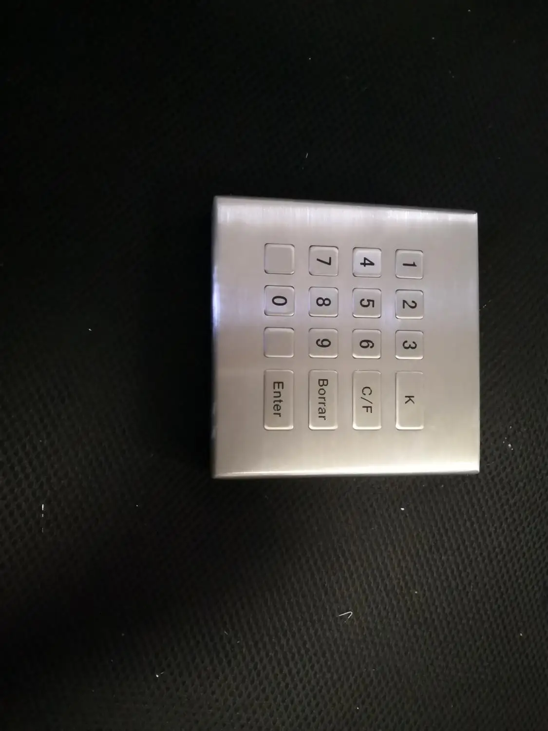 Desktop Keypad Numeric Metal Keypad 12 keys Layout